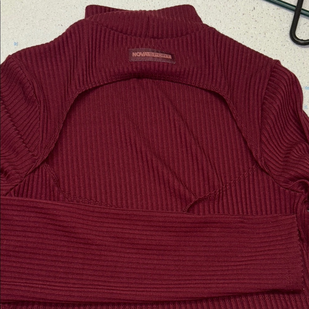 Women's Burgundy Sweater